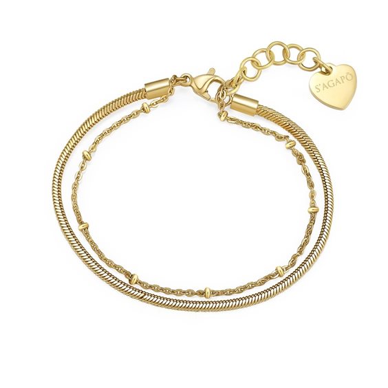Bracciale Sagapo Donna Chunky in Acciaio SHK24 - SHK24